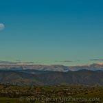 Full Moon Over Corryong and the Snowy Mountains