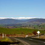 Snowy Mountains on the Road to Corryong from Cudgewa