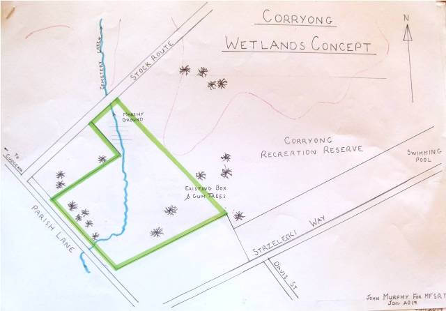 Corryong Wetlands Current Plan